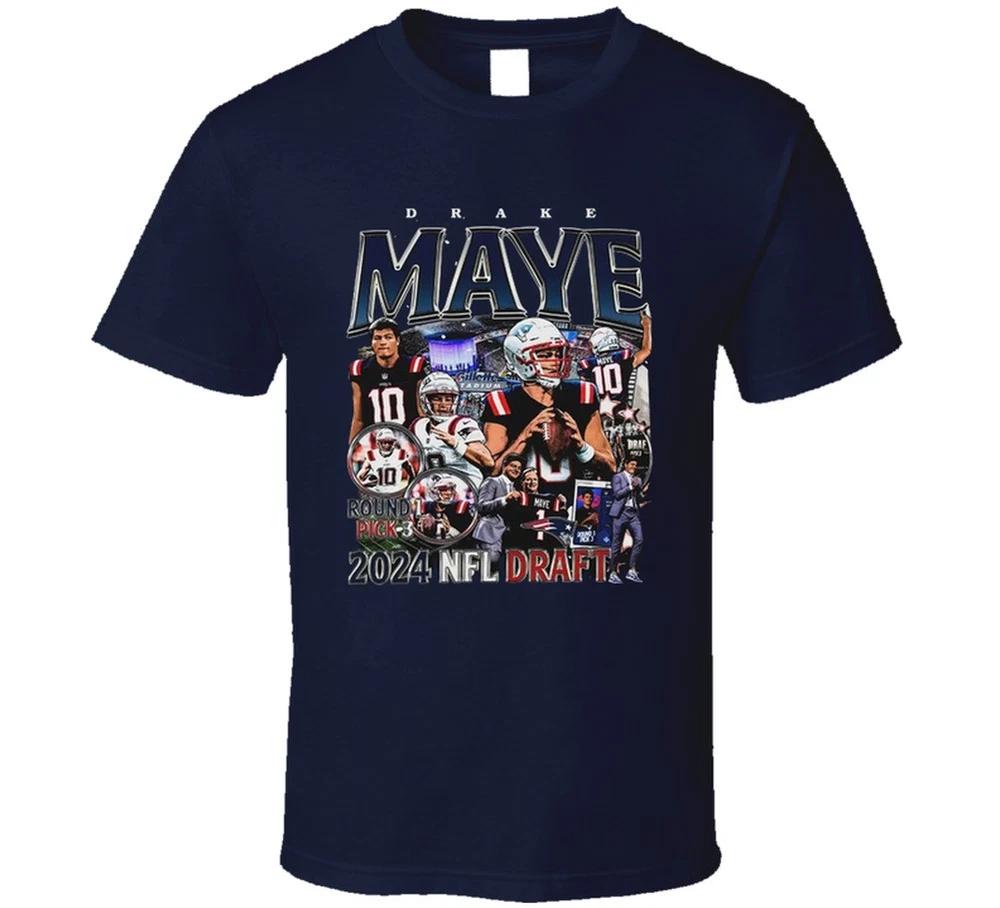 Drake Maye 2024 Draft Collage T Shirt S