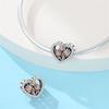 Sweety Copper Charms Love Butterfly Rose Green Zircon Pendant Beads Fit 4Mm Bracelets Diy Fine Jewelry Making