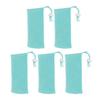 Mesh Soap Pouch Exfoliating Soft Drawstring Design Saver Bag Soap Foam Net for Body Facial Cleaning Tool 5pcs