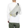Nike Polyester Shoulder Bag, Crossbody Bag, Fanny Pack Men's White Gray Green Casual BA5751-334