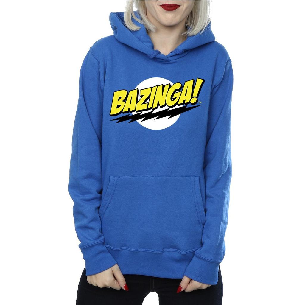 The Big Bang Theory Womens/Ladies Sheldon Bazinga Hoodie