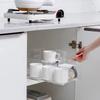White Slides Closet Slides Multifunctional Non Perforated Bin Tracks Slide Self-Adhesive Strip Replacement Drawer Sliding Rails