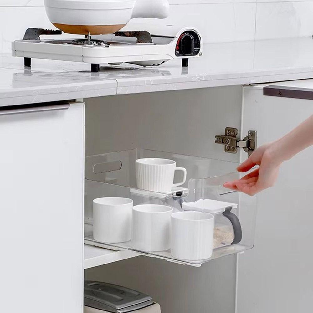 White Slides Closet Slides Multifunctional Non Perforated Bin Tracks Slide Self-Adhesive Strip Replacement Drawer Sliding Rails