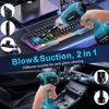 2-in-1 Multi Functional Mini Handheld Car Vacuum Cleaner Cordless Portable Auto Vacuum Home Sofa Cleaning Power Tool