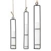 Thickened Hanging Glass Planter Wall Hanging Glass Vase Creative Test Tube Vases  Home Decoration