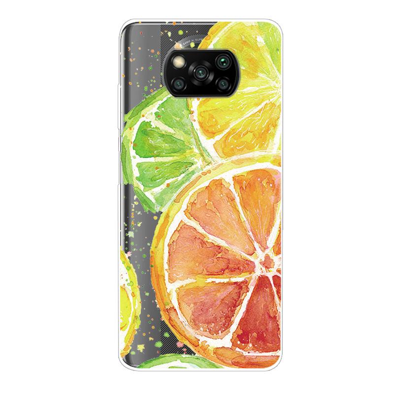 For Xiaomi Poco X3 NFC Case TPU Silicone Soft Cartoon Clear Case for Poco X3 Pro Phone Cover PocoX3 Pro Global Transparent Coque
