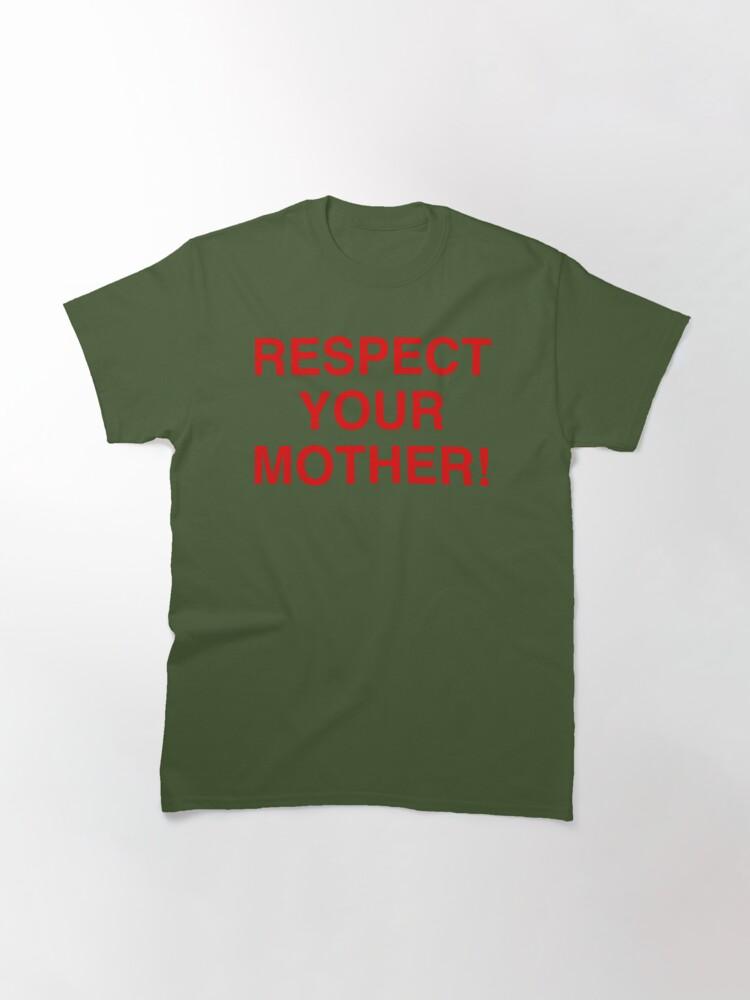 Červené tričko Harry Styles Red Classic s nápisem Respect Your Mother