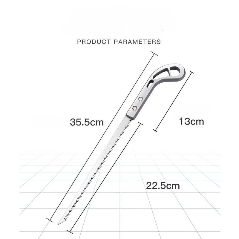 Serrote Serrote de Jardim Aço SK5 Ferramentas de Serrote Cabo de Madeira Serrote para Marcenaria 340mm Conveniente para Dobrar Painéis de Parede