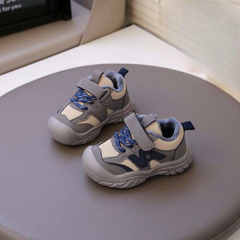 Children s Chunky Dad Shoes, Lightweight Fleece-Lined Boots, Warm Low-Top Soft-Sole Winter Kids  Shoes, New Plush-Lined Footwear. 22