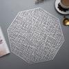 1Pc Large 38x38cm Octagonal Hollow Insulation Pad PVC Anti-scald Table Mat Restaurant Dinner Placemat Coaster