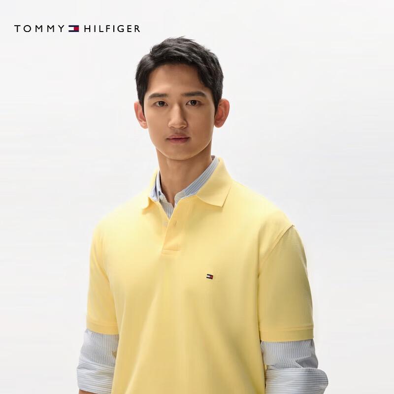 

Tommy Hilfiger Men s Breathable Pique Polo Shirt M