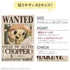 ONE PIECE Offizielles Steckbrief-Poster Wand Made in 42cm x Chopper Sticker, Japan, 29.7cm (op-446 1000)