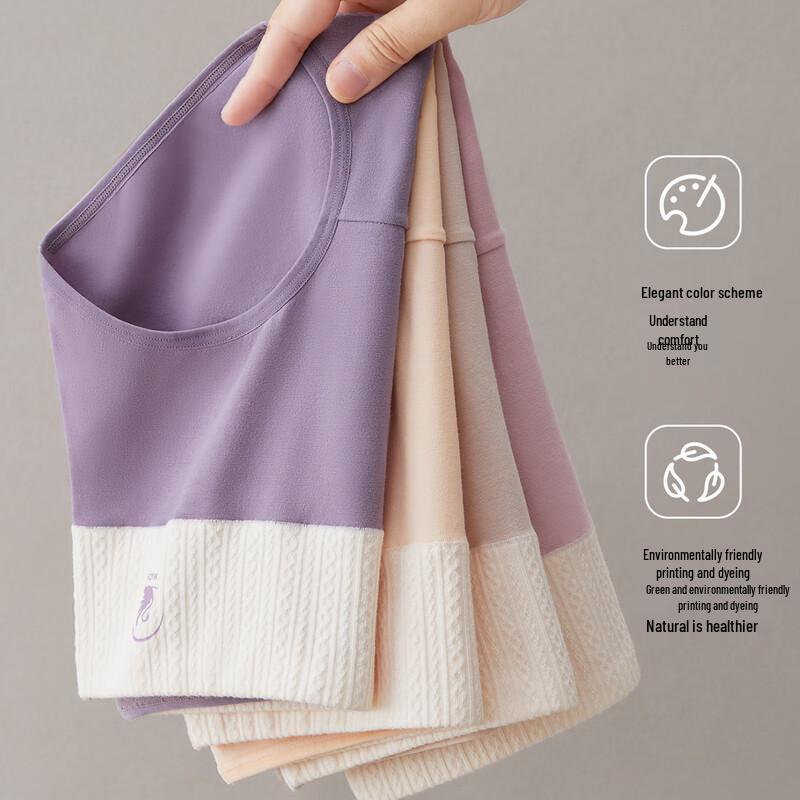 Mao Ren Women's High-Waist Cotton Tummy Control Briefs