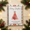 Libro de Tarjetas de Regalo de Navidad con Espiral Festival Regalos de Navidad Para Adolescentes Organizador de Tarjetas de Felicitación Soporte para Tarjetas de Felicitación