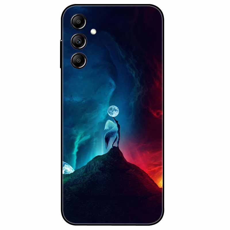 Silicone Phone Case For Samsung Galaxy A54 5G A34 A14 A24 Cover TPU Protective Soft Cat Para Funda for SAMSUNG A54 A 54 Fashion