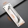 Pull Push Door Plate Handle Stainless Steel Heavy Duty Barn Door Pull for Shed Commercial Fire Door Mounting Accessories