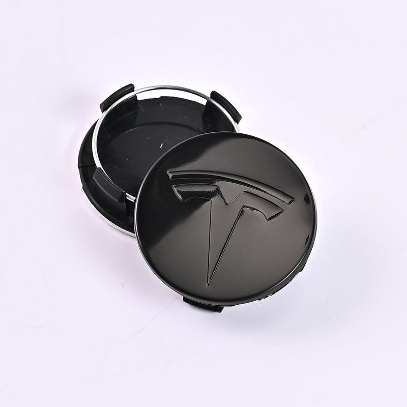 56mm Dekorative Radnabenkappen mit Mittelkappe & Modifizierter Schraubenkappe für Tesla Model Y/3/X/S