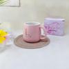 Ceramic Mug Gift Set: Souvenir Mug with Handle and Lid, High-End Luxury Feel, Customizable