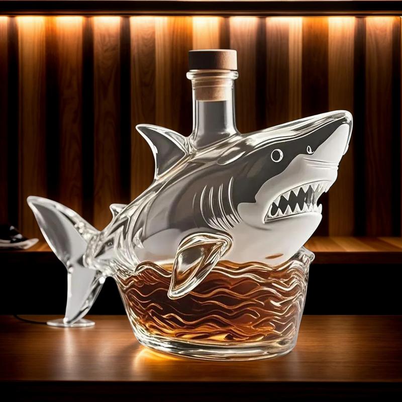 Decantor Whiskey Rechin 320ml Pahare Alcool Rechin Decantor Distribuitor Decor Acasă Statuetă Animal Sticlă Lichior Golă Pentru Vecin