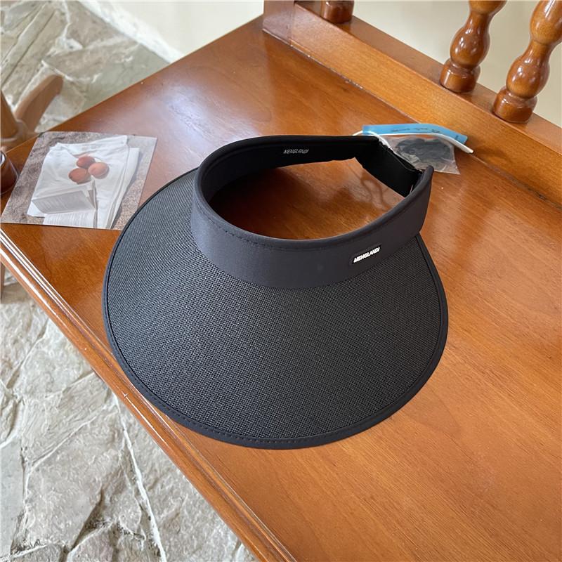 Straw Empty Top Hat Children's Summer Cycling Sunshade Big Brim Sunscreen Straw Hat Foldable Face Cover Sun Hat Tide