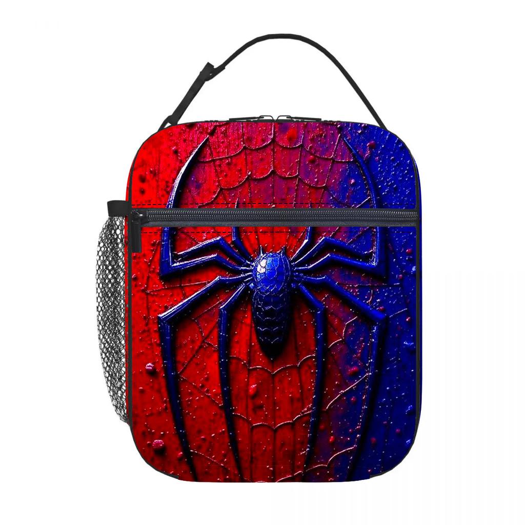 New Spider-Man Portable Lunch Bag Thickened Oxford Cloth Ice Bag Lunch Box Meal Bag