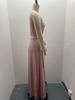 Elegantes Damen-Abendkleid mit Schnürung und V-Ausschnitt im europäischen und amerikanischen Stil