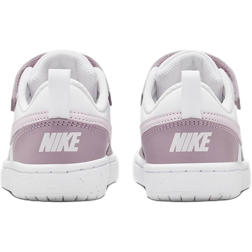 Nike Court Borough Low Top Kids' Skateboarding Shoes White Purple Kids' DV5457-134