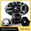 Car Sticker 2026 Hot 4Pcs Aluminum Alloy Car Wheel Center Hub Caps Cover Rim Sticker Badge For Skoda Octavia 2 VII Fabia Rapid S