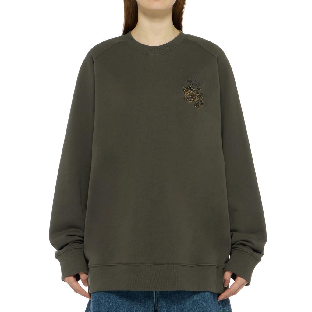 Onitsuka Tiger Sweat Top Casual Round Neck Pullover Sweatshirt Unisex tops 2183B537-020