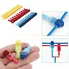 60pcs Quick Wire Splices T-Tap Connectors Male Spades Terminals for Fast Wiring Top Sale