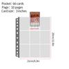 9 Pocket Pages Kpop Binder Photocard Holder Large Capacity Photo Albums Games Cards Collect Book Cards Collect Photo Albums