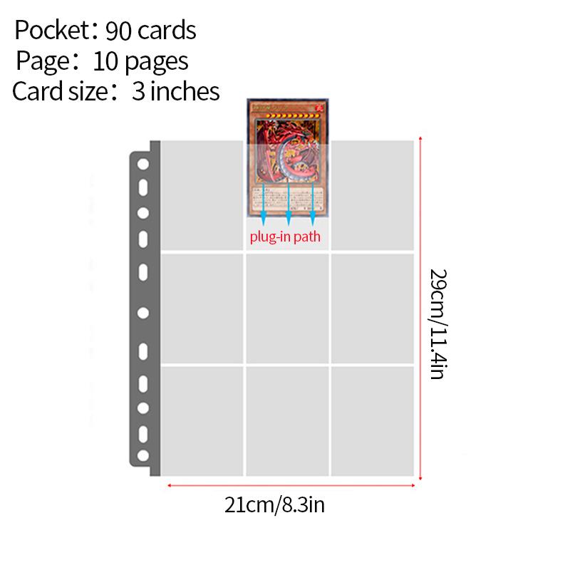 9 Pocket Pages Kpop Binder Photocard Holder Large Capacity Photo Albums Games Cards Collect Book Cards Collect Photo Albums