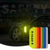 4Pcs Car Door Reflective Stickers OPEN High Reflective Tape Safety Warning Mark Auto Styling Decor Decal Sticker Exterior Decals