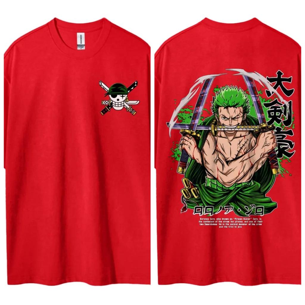 ONE PIECE T-shirt Heren Puur Katoen Casual Ronde Hals T-shirt Korte Mouw Kleding Zomer Sport Casual Top met Korte Mouwen