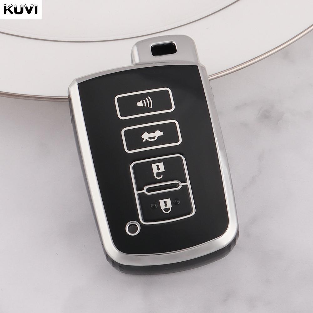 Tpu 4 Buttons Car Remote Key Case Cover For Toyota Camry Corolla Rav4 Highlander Avalon - Shell Holder Fob Accessories