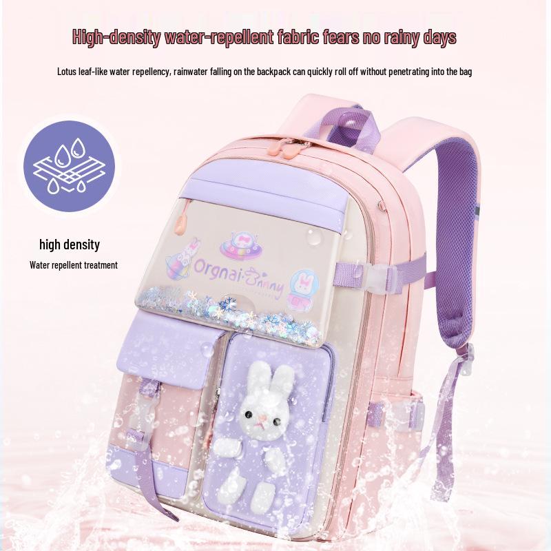 Quicksand Style Backpack for Girls - Suitable for Elementary to Junior High Students