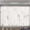 2D Rustic White Wood Backdrop - Natural Wooden Texture Banner for Wedding & Event Decoration