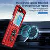 Samsung Z Flip6 Protective Case with Ring Holder - Full Coverage