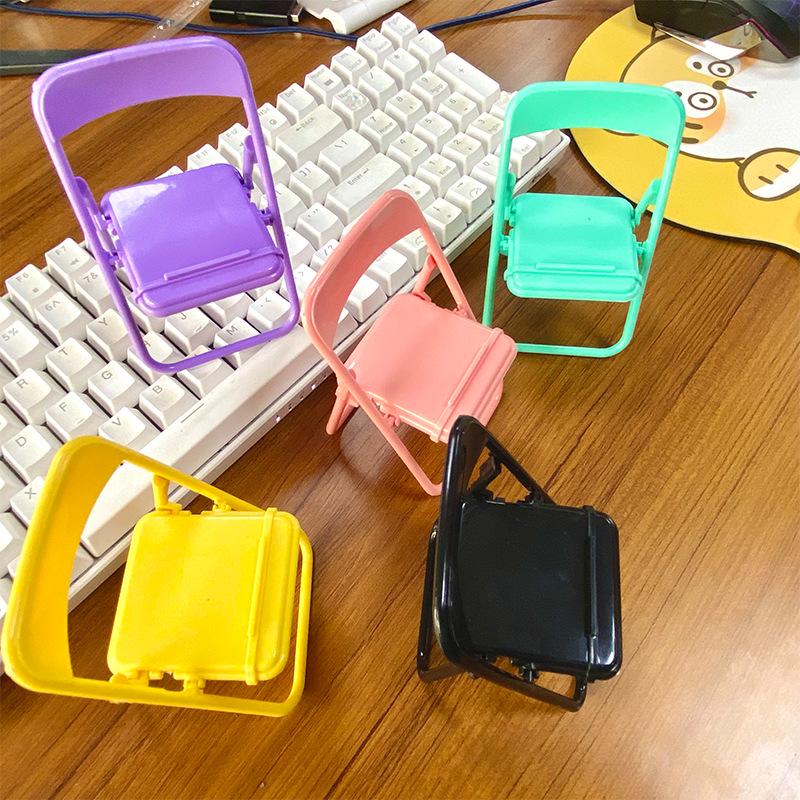 Macaron Style Phone Stand - Foldable, Convenient Desktop Holder
