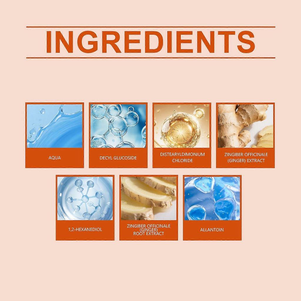 Hoegoa Ginger Soft Hair Conditioner Moisturizing Hair Improving Dry Hair Care Hair Scalp Hydrating Hair Root