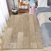Retro Imitation Wood Panel Pattern Kitchen Area Carpet Floor Mat Suitable for Laundry Room Home Decoration Retro Wood Carpet