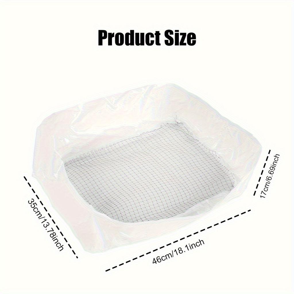 10 Pieces of No-Shovel Disposable Cat Litter Bags - Fast, Convenient and Sanitary