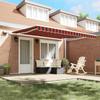 Retractable Awning Orange and Brown 400 X 300 Cm