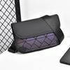 Street Fashion Crossbody Bag for Men, High-end Diamond-shaped Single-shoulder Bag, Large Capacity, Personalized and Fashionable Chest Bag
