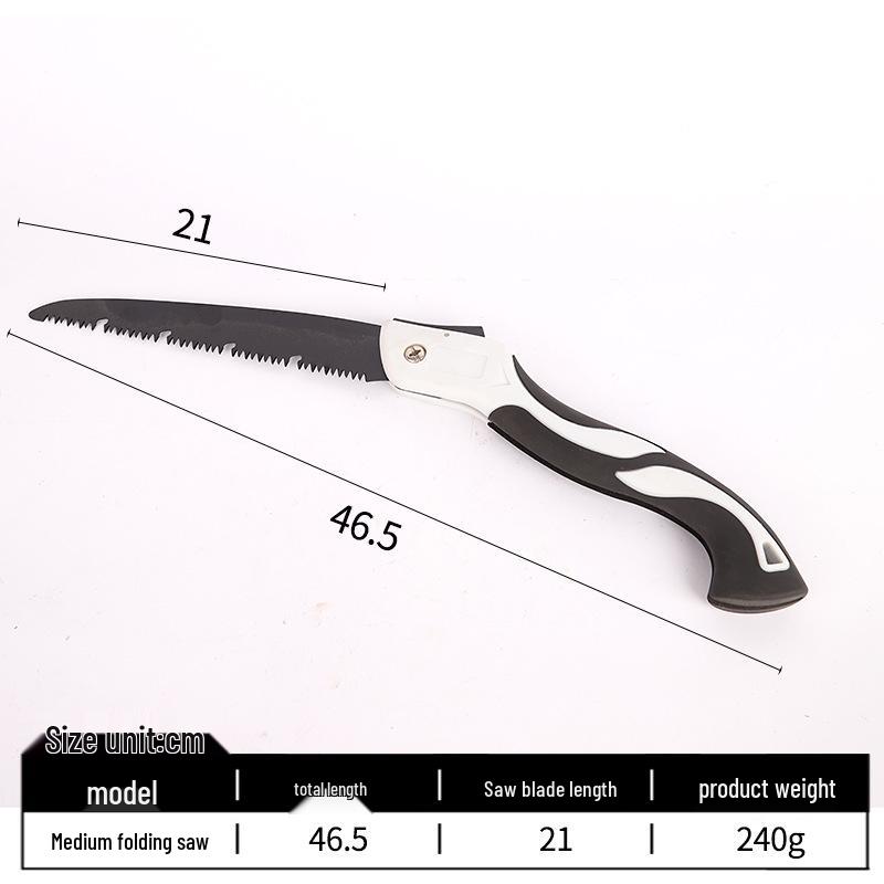 Portable Folding Hand Saw - Multifunctional Alloy Steel for Woodworking & Garden Use