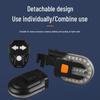 Wireless Remote Control Bicycle Tail Light with Type-C Charging, Detachable 1-Button, and Left/Right Steering Warning