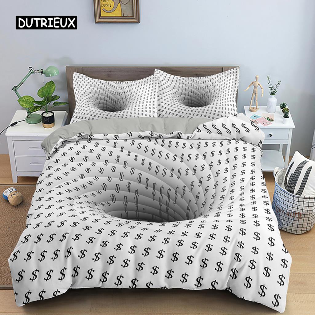 3D Duvet Cover Set Psychedelic Digital Printing Twin Bedding Set Microfiber Quilt Cover Single Queen King Size Comforter Cover