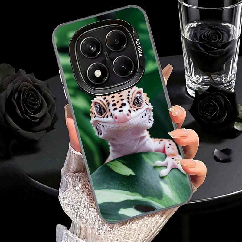 Lizards Geckos Cute Pet Shockproof Phone Case for Xiaomi Redmi Note 15 14 13 12 Pro Plus 11 11S 11T 5G Cover Anti Fall Fundas
