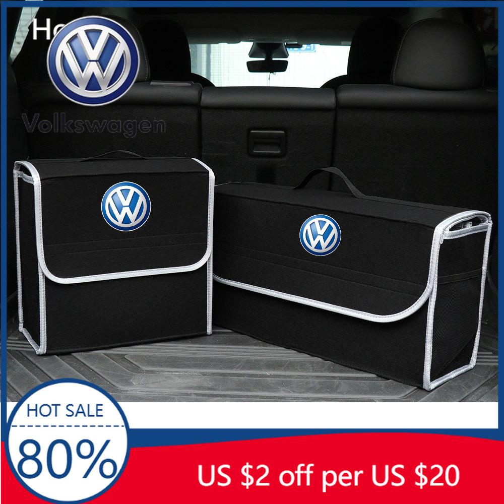 Dla VW Volkswagen Jetta MK5 Golf Samochodowy Pojemnik do Przechowywania Bagażnika Duża Pojemność Samochodowy Wielofunkcyjny Organizer na Narzędzia Składany do Przechowywania Porządkujący