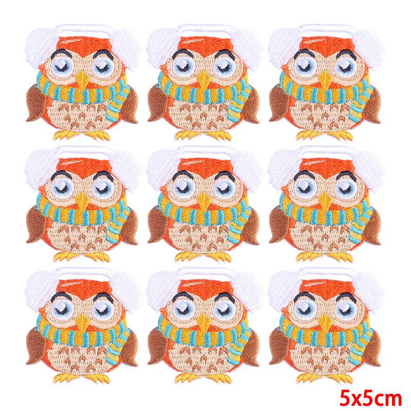 10 Pcs/lot Wholesale Embroidery Patch Iron On Patches For Clothing Patches On Clothes Jackets Decor Applique Sew Supplies